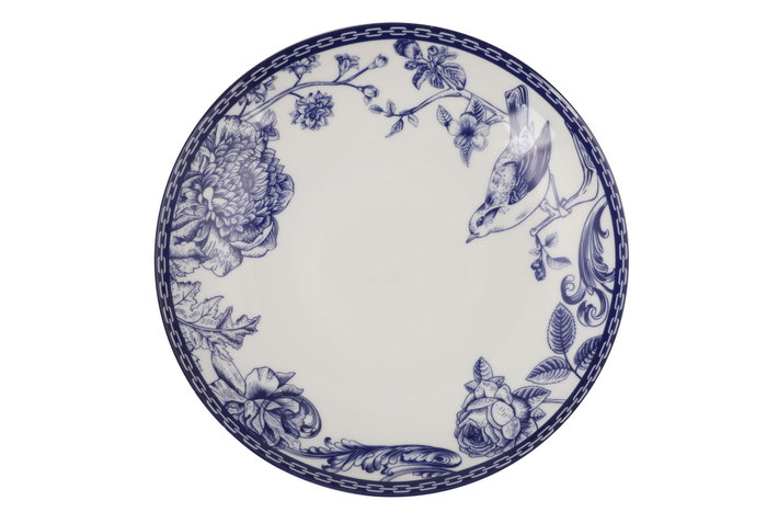 Hermia Juego de Vajilla de Porcelana de 24 Piezas Azul y Blanco Hermia Juego de Vajilla de Porcelana de 24 Piezas Azul y Blanco